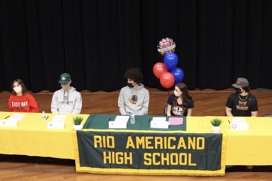 Rio senior athletes sign