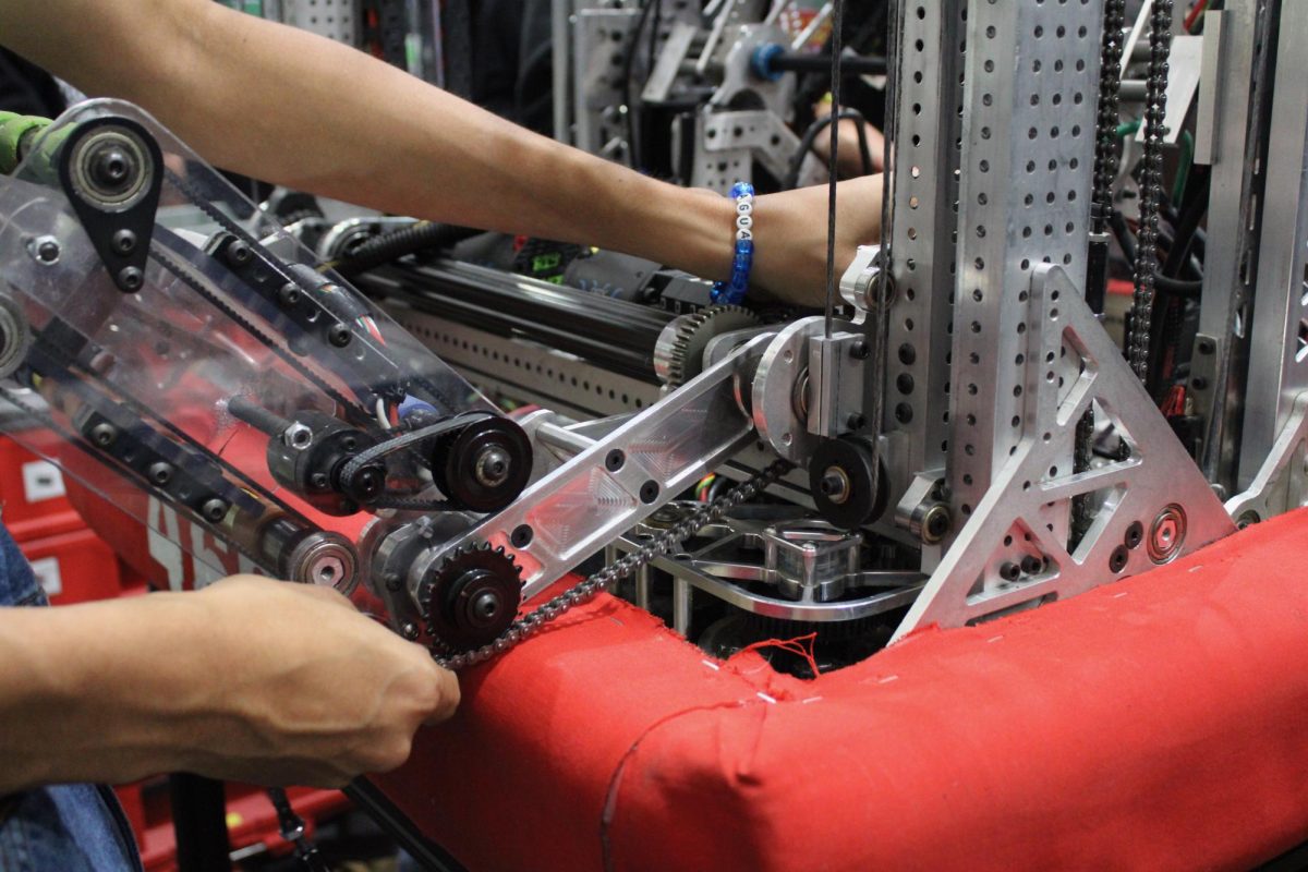 The Rio Americano robotics team attends their first competition of the season at Pleasant Grove High School on March 15.