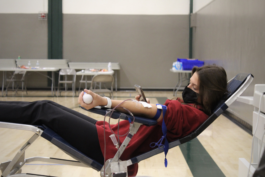 Rio students participate in the Blood drive