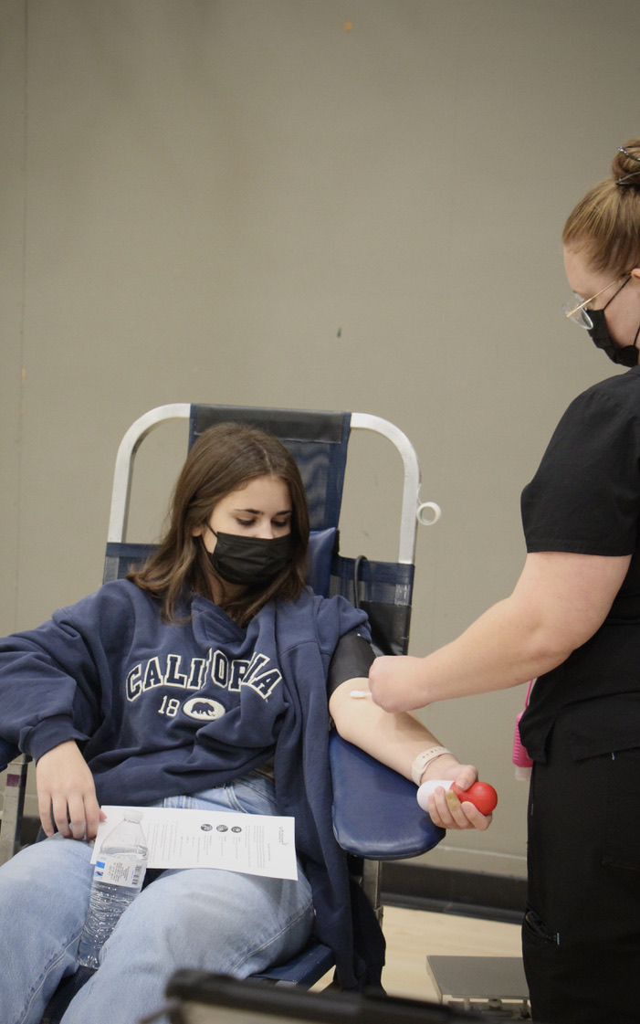 Rio students participate in the Blood drive