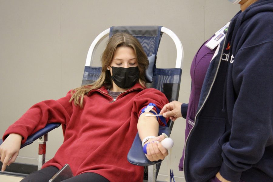 Rio students participate in the Blood drive