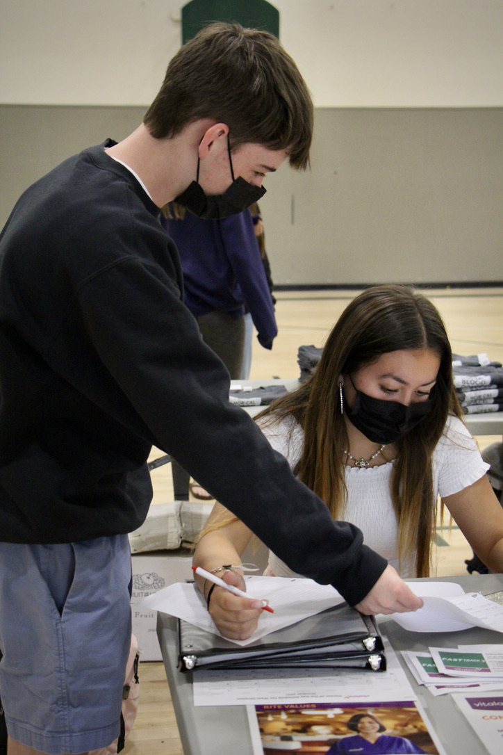 Rio students participate in the Blood drive