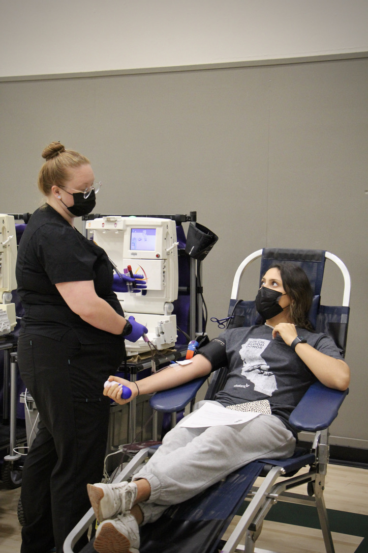 Rio students participate in the Blood drive