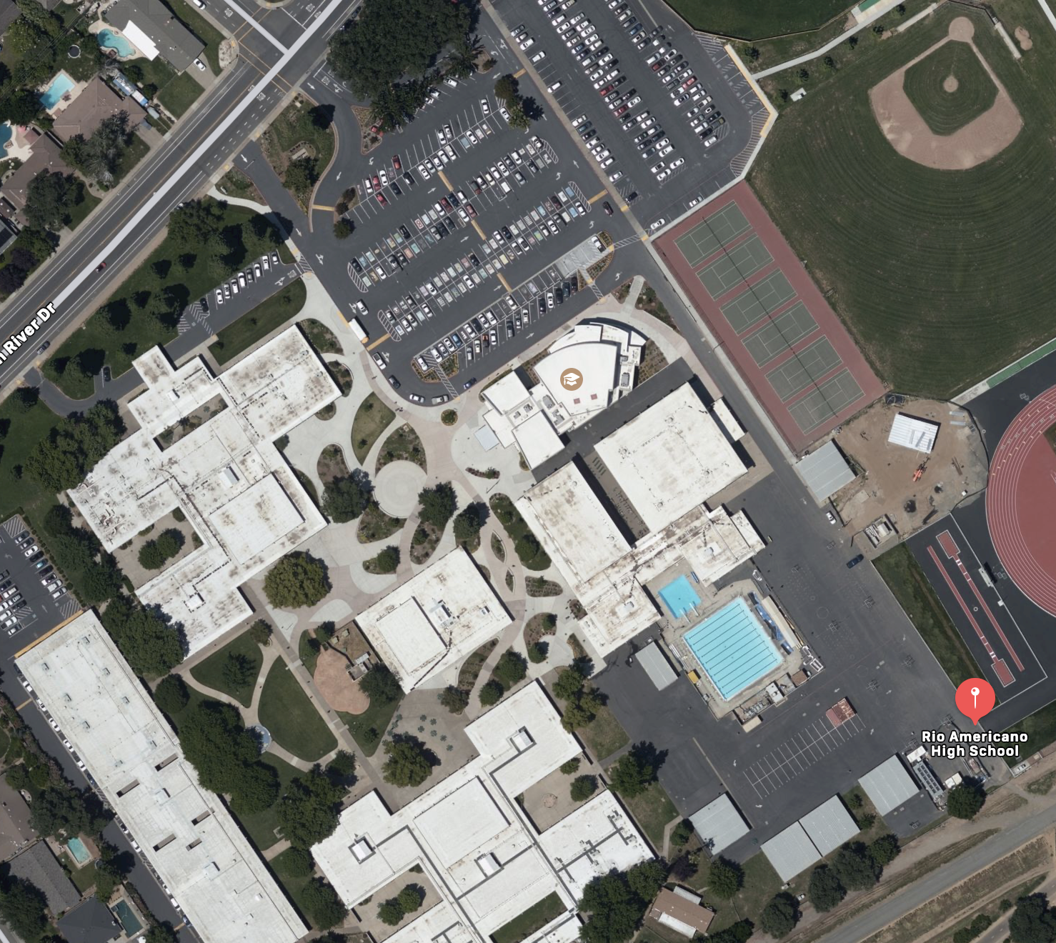 Rio Americano High School Football Field